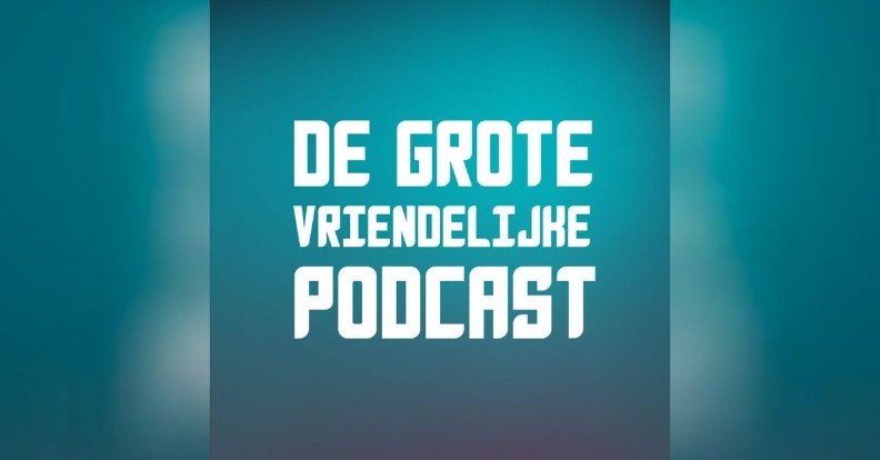 Logo De Grote Vriendelijke Podcast